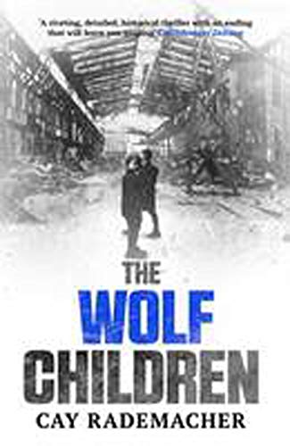 Book cover featuring two children in a ruined, war-torn street with bold title text.