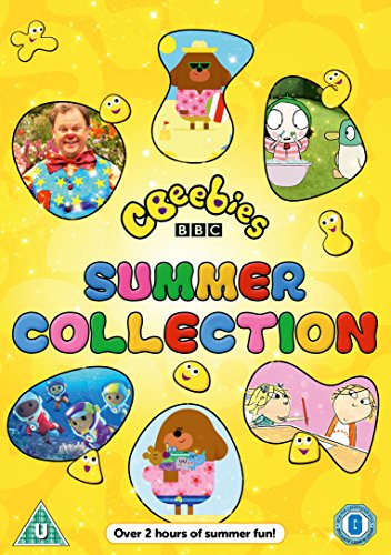 CBeebies Summer Collection DVD cover featuring characters from various shows.