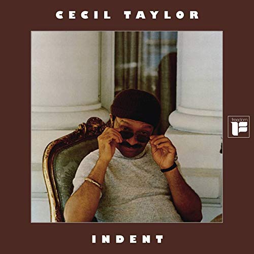Cecil Taylor album cover: man in sunglasses seated in ornate chair.