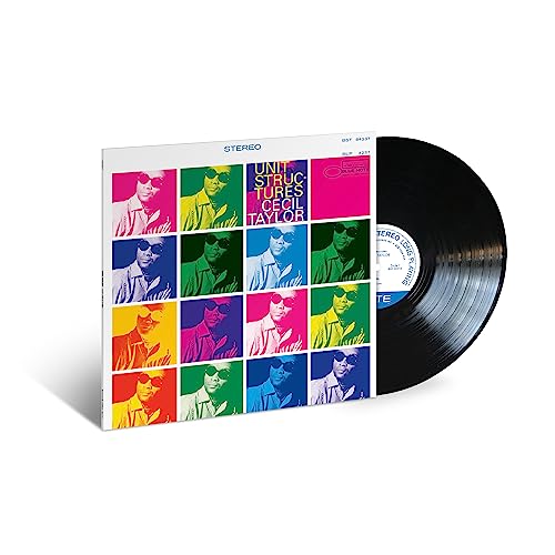 VinylSleeve for Cecil Taylor's Unit Structures vinyl record with a black vinyl disc.