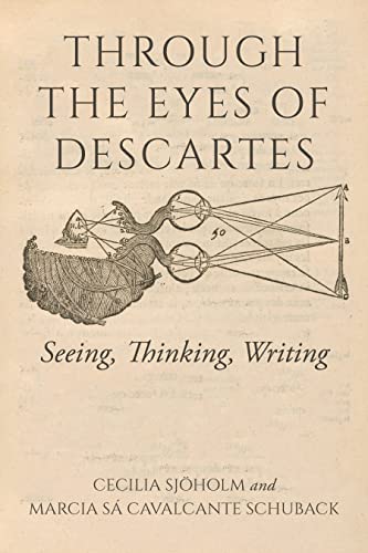 Book cover: "Through the Eyes of Descartes" with an anatomical illustration.