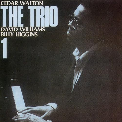 Cedar Walton Trio Vol.1 CD cover with portrait of Walton at piano.