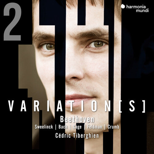 CD cover featuring pianist Cédric Tiberghien and the word "VARIATIONS".