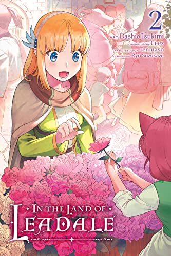 Manga cover: blonde girl with roses, volume 2 of "In The Land of Leadale.