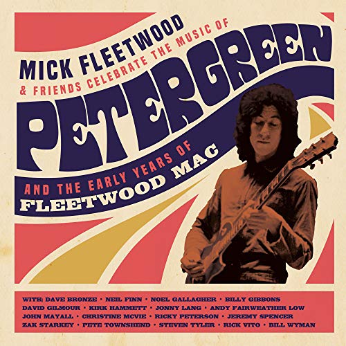 Album cover featuring Peter Green playing guitar against a retro-style colorful graphic background.