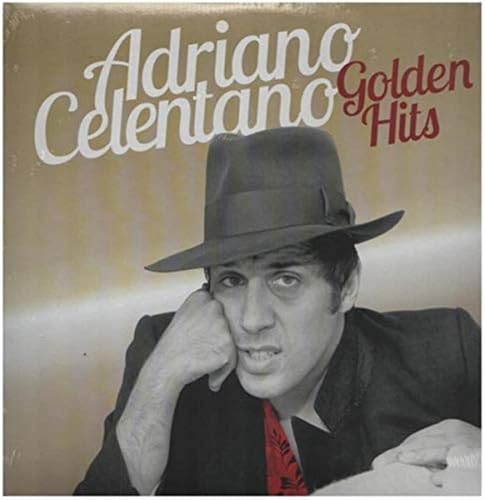 Adriano Celentano album cover featuring a portrait of the singer in a hat.