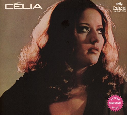 Celia album cover featuring a portrait of a woman with curly hair.