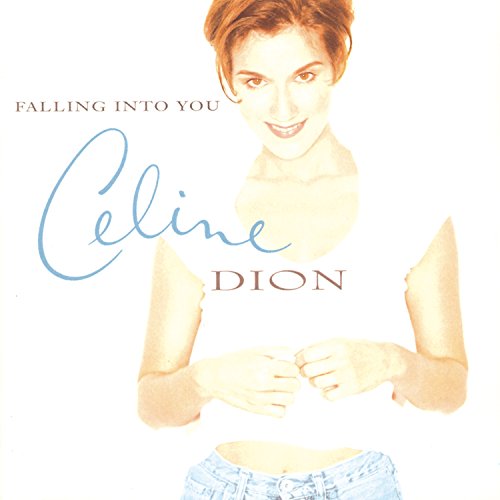 Céline Dion album cover, "Falling Into You", portrait of the singer.