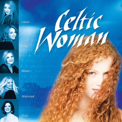 Album cover for Celtic Woman featuring portraits of five women against a blue background.