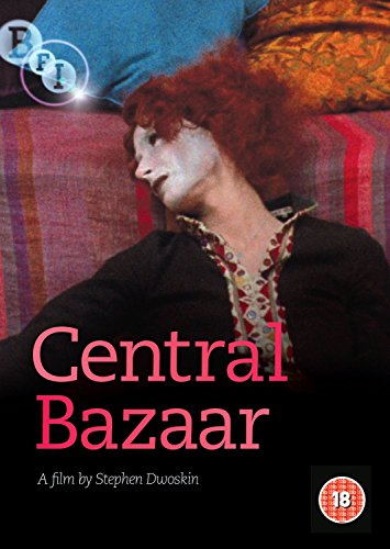 DVD cover for "Central Bazaar" featuring a woman with curly red hair.