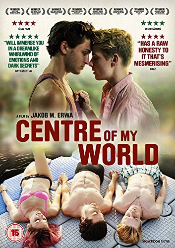 DVD cover for "Centre Of My World" featuring two men and partial bodies.