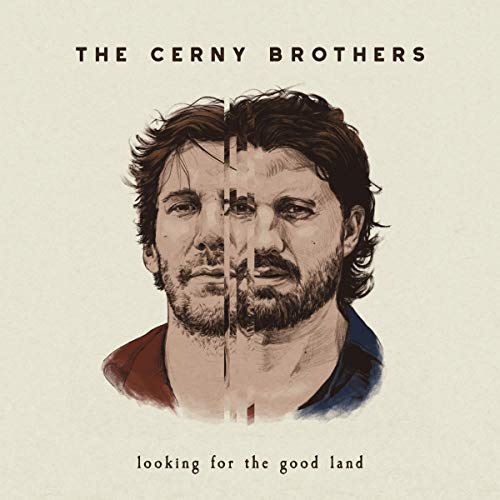 CD cover featuring a split portrait of two bearded men.