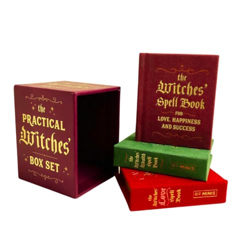 Four small, colorful books stacked and arranged as a box set.