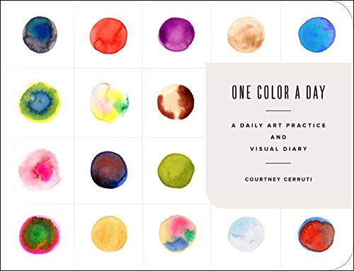 Book cover with watercolor circles in various colors and text.