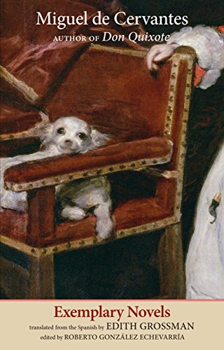 Book cover featuring a painting of a small white dog in a chair.