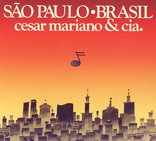 CD cover for Cesar Mariano & Cia’s “Sao Paulo Brasil” with city skyline.