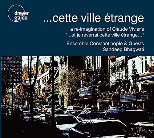 DVD cover with a city street scene and text in French and English.