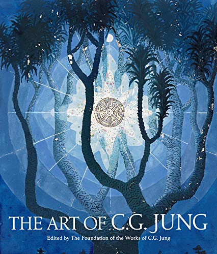 Book cover: Blue tree illustration with a central mandala design.