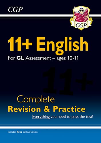 Cover of “11+ English” revision and practice book for ages 10-11.
