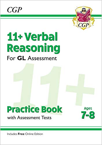 CGP 11+ Verbal Reasoning practice book for GL Assessment, ages 7-8.
