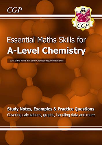 A-Level Chemistry maths skills study guide with molecular background.