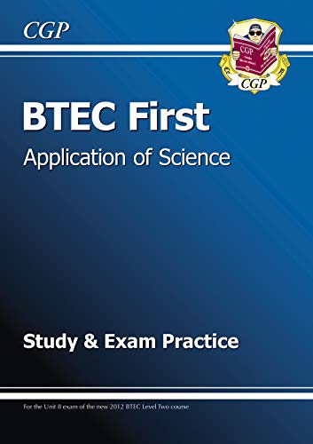 Blue BTEC First Application of Science study guide cover.