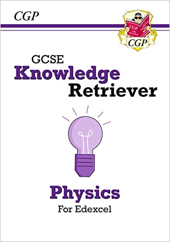 Purple GCSE Physics Knowledge Retriever textbook with a lightbulb illustration.