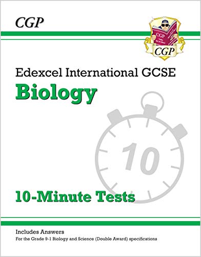IGCSE Biology revision book cover with a clock and green accents.