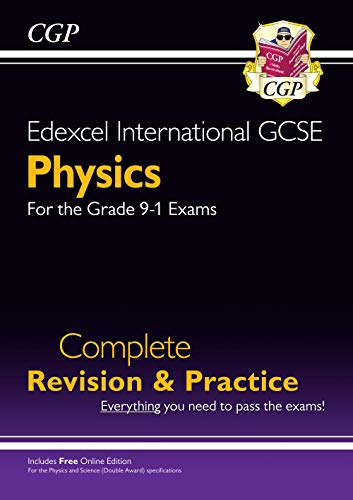 CGP Edexcel International GCSE Physics revision and practice book cover.