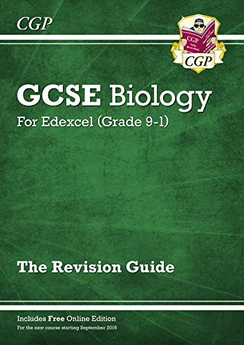 CGP GCSE Biology for Edexcel Grade 9-1 revision guide book cover.