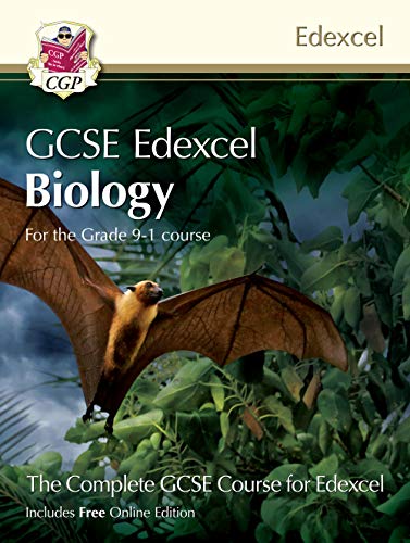 GCSE Biology textbook cover with a bat in a lush, green environment.