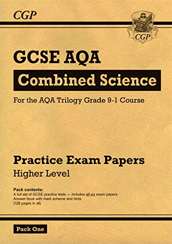 GCSE Combined Science AQA practice exam papers, higher level, pack one.