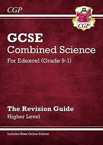 Red GCSE Combined Science revision guide for Edexcel, higher level.