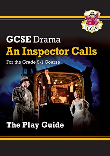 GCSE Drama play guide cover for "An Inspector Calls" with actors.