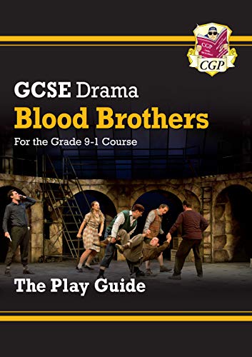 GCSE Drama play guide cover for “Blood Brothers” with stage scene.