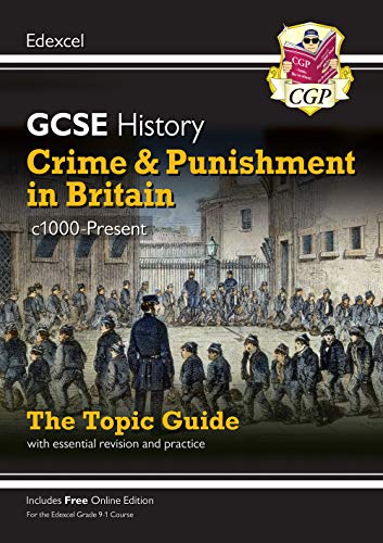GCSE History revision guide cover: Crime & Punishment in Britain, c1000-Present.