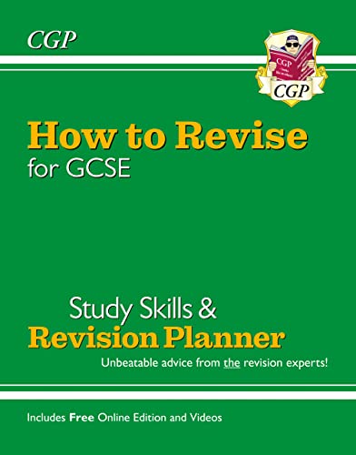 Green book cover titled "How to Revise for GCSE: Study Skills & Planner.