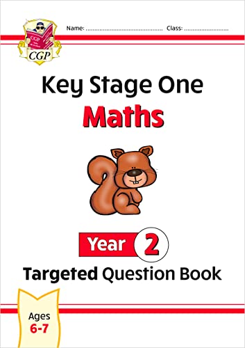 Colourful maths workbook for children, with exercises and questions for year 2 curriculum.