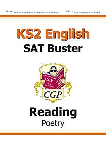 KS2 English reading practice book cover with illustrated badge and text.