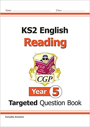Front cover of a CGP Year 5 KS2 English Reading targeted question book.