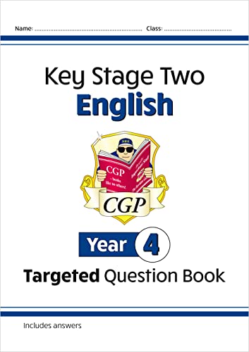CGP Key Stage Two English Year 4 Targeted Question Book cover.