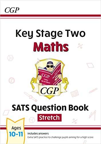 KS2 Maths SATs question book cover with illustrated book and tools.