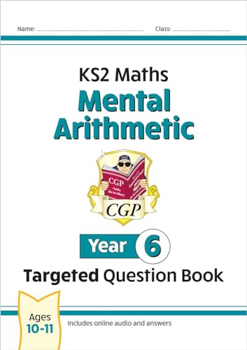 CGP KS2 Maths Year 6 Mental Arithmetic Targeted Question Book cover.