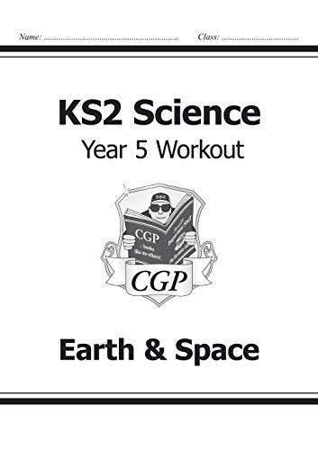 KS2 Science Year 5 workbook cover, featuring Earth & Space theme.