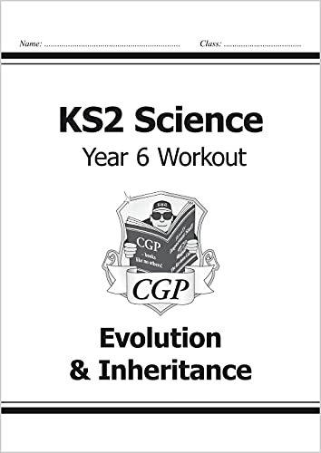CGP KS2 Science Year 6 Workout book cover for Evolution and Inheritance.