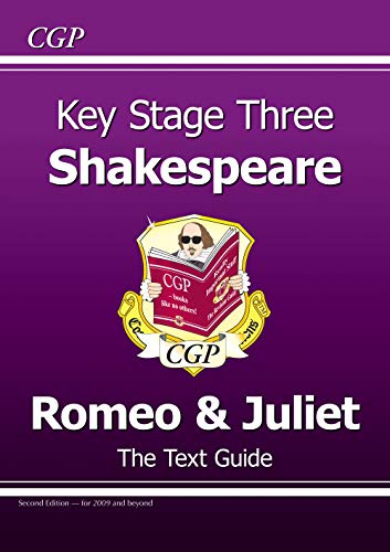 Purple cover of a KS3 English text guide for Romeo & Juliet.