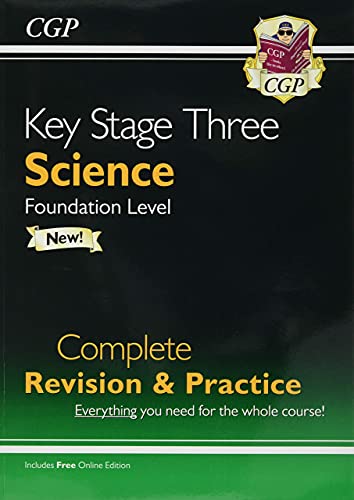 CGP Key Stage Three Science Foundation Level revision and practice book cover.