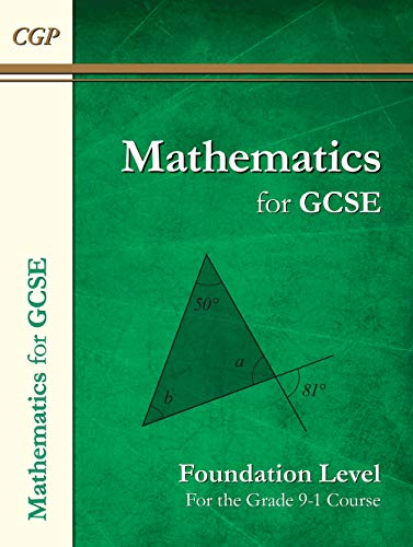 "Green textbook cover with triangle diagram and 'Mathematics for GCSE' title."