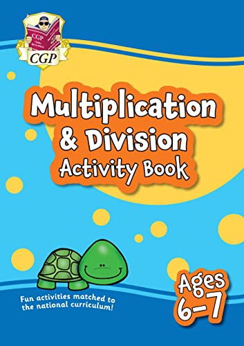 Colourful activity book with maths exercises for kids, featuring illustrations and simple layout.