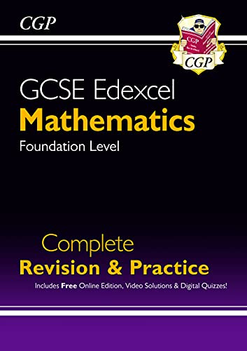 CGP GCSE Edexcel Mathematics Foundation Complete Revision and Practice book cover.
